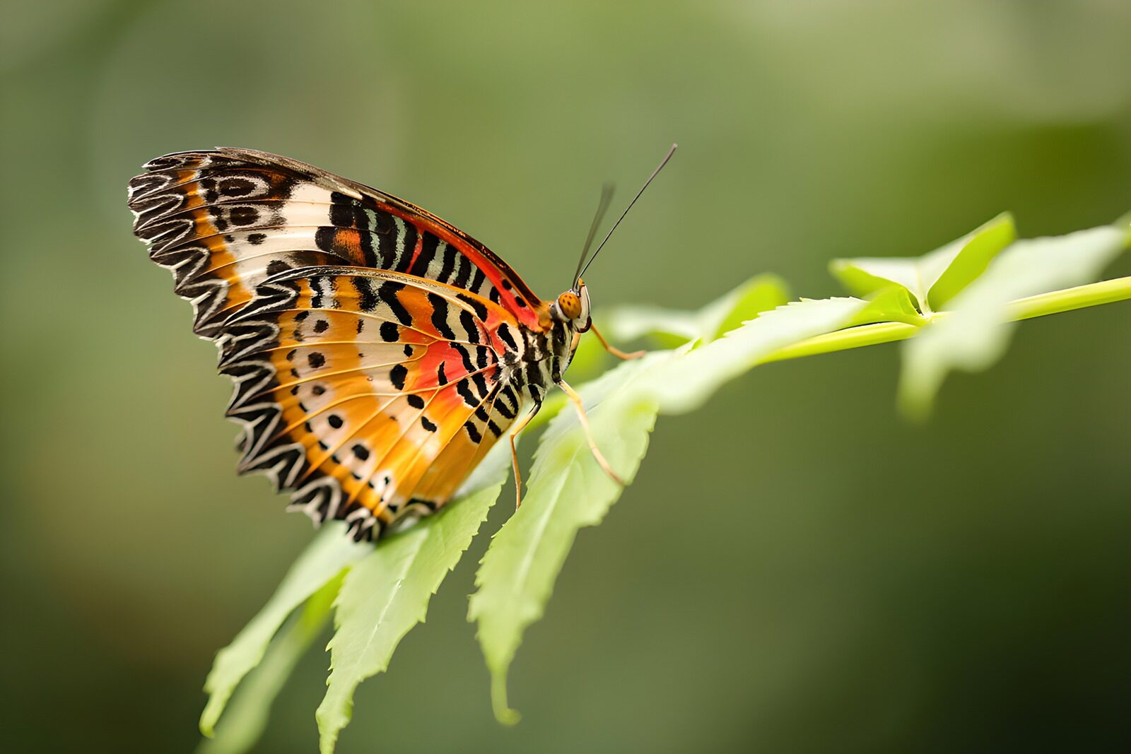 PDGIT7538884: Farfalla arancione in primo piano