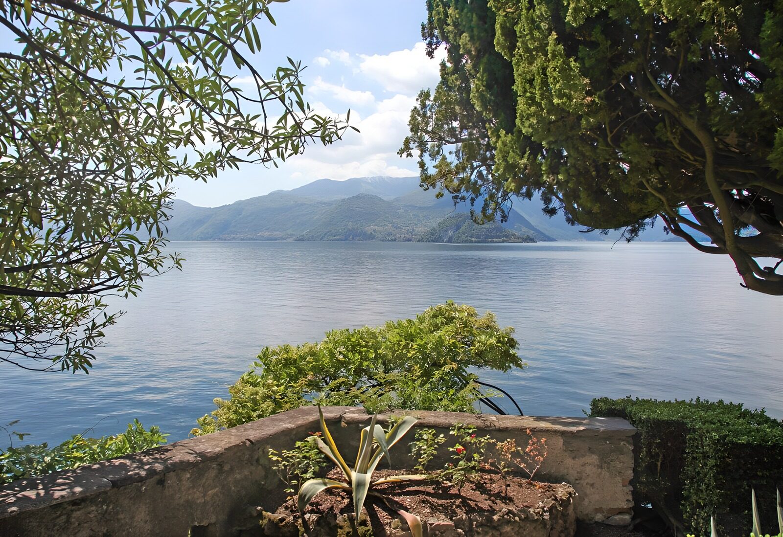 PDGIT5382010: Giardino terrazzato sul lago tra i monti