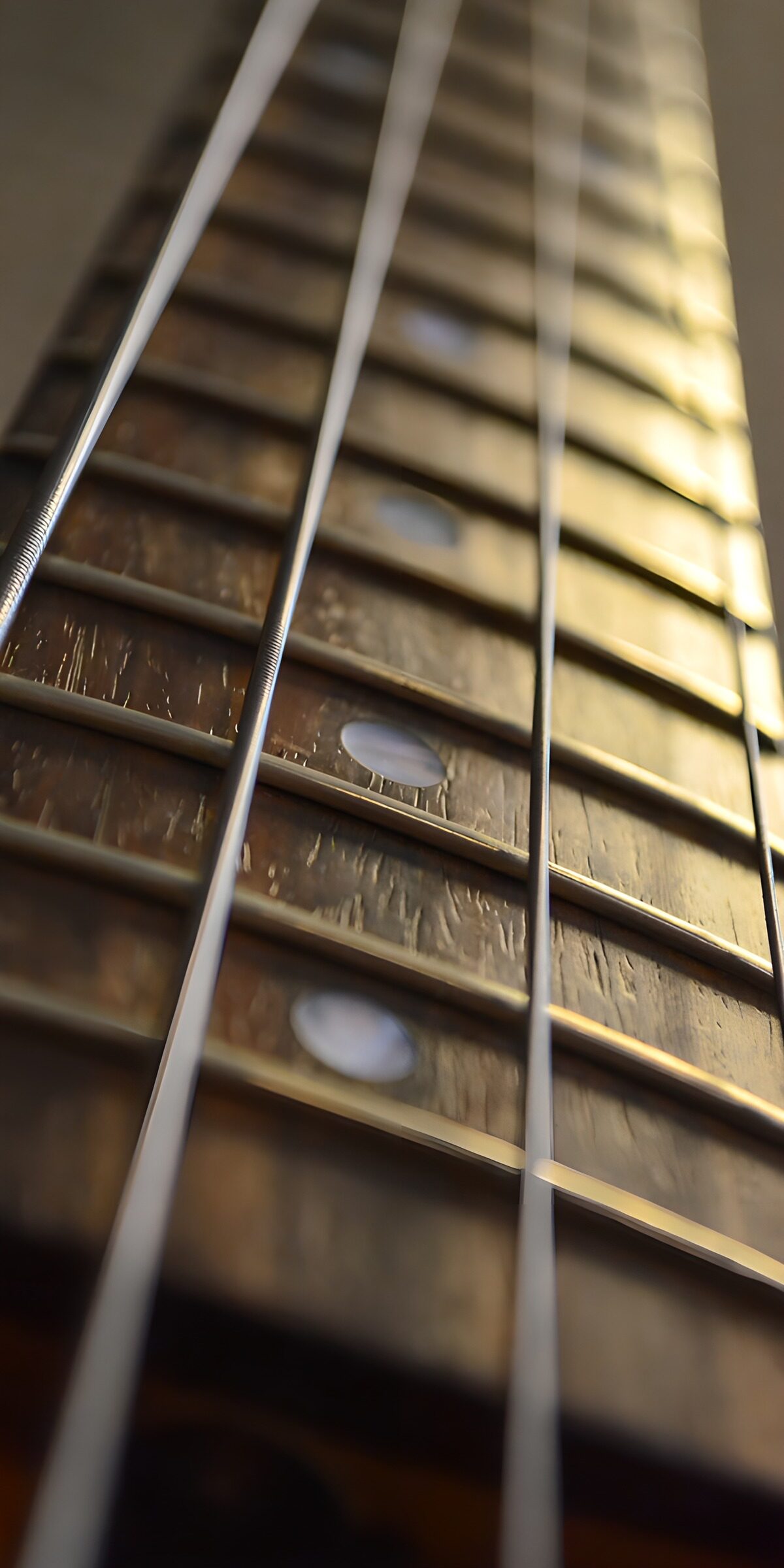 PDGIT1536468: Tastiera di chitarra in luce calda