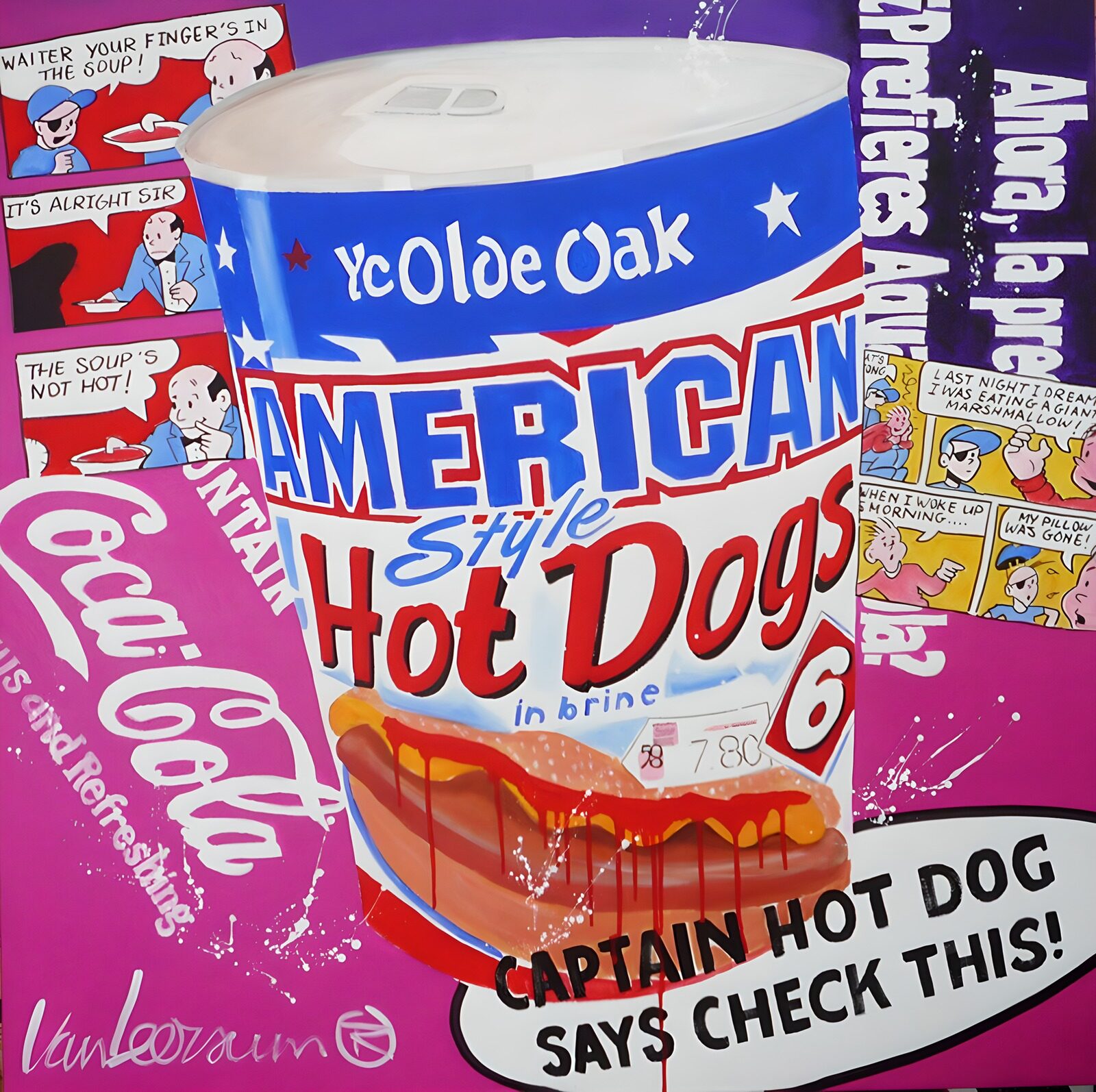 PDGIT3109448: Hot dog in scatola in versione pop