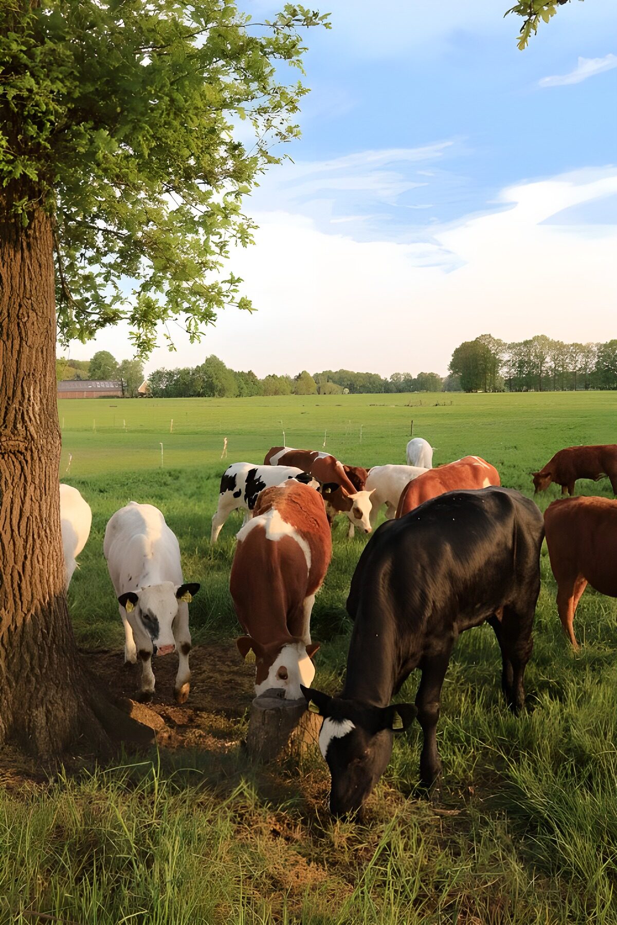 PDGIT7926825: Mucche al pascolo all’ombra dell’albero