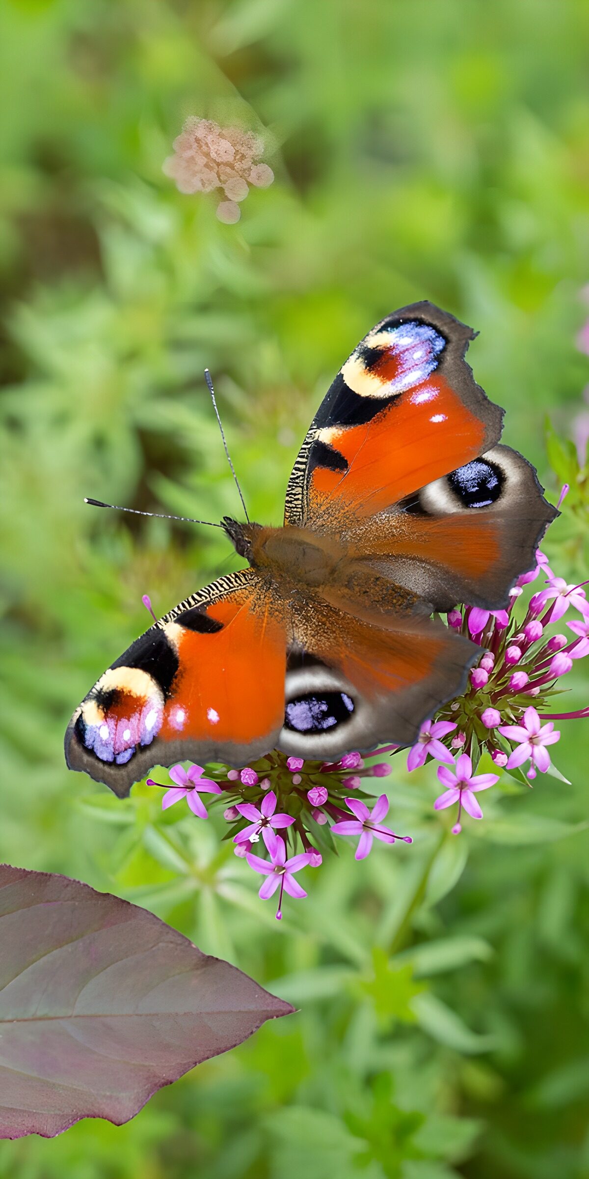 PDGIT2597721: Vanessa io sui fiori viola
