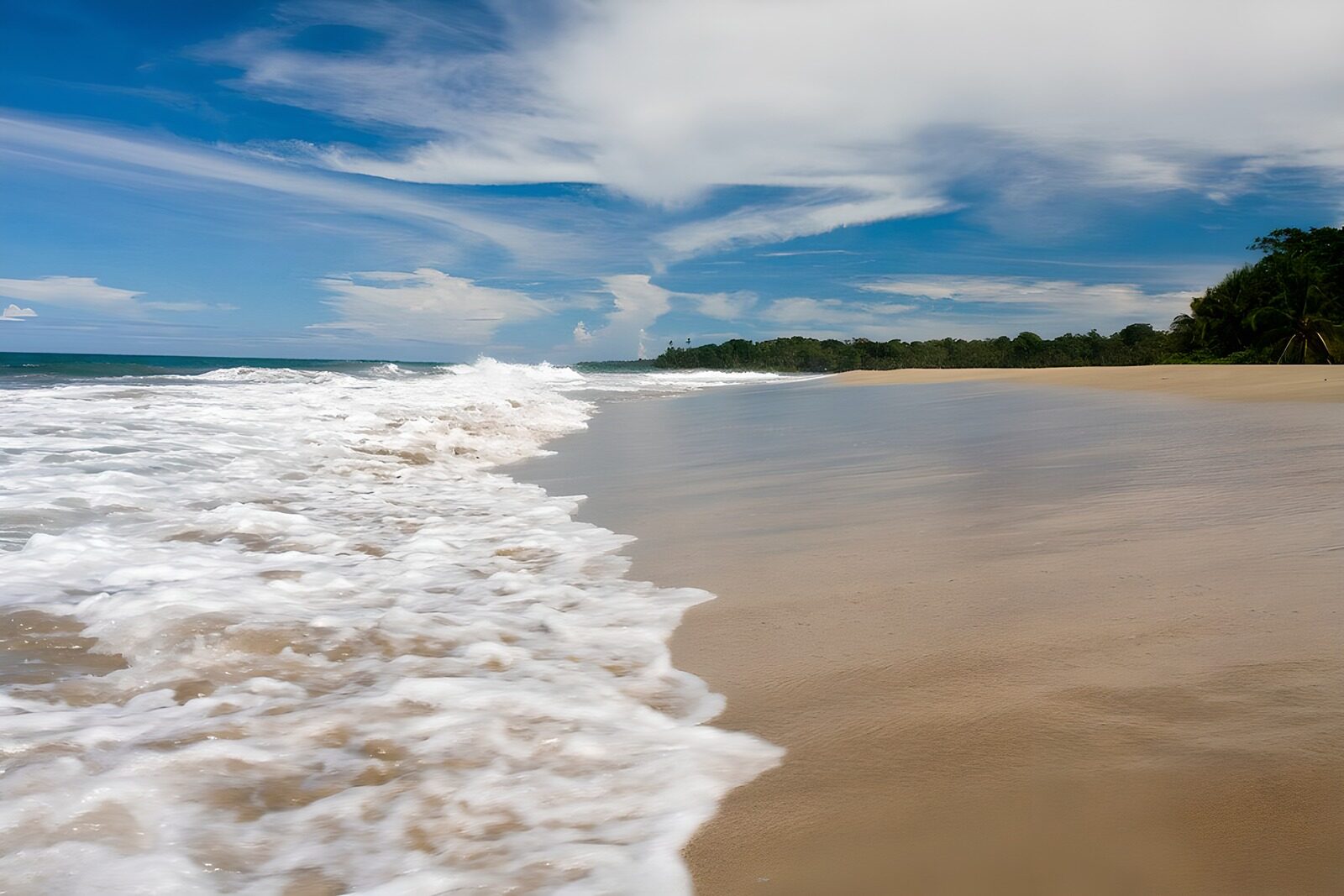 PDGIT6882990: Spiaggia dorata e mare verdeazzurro