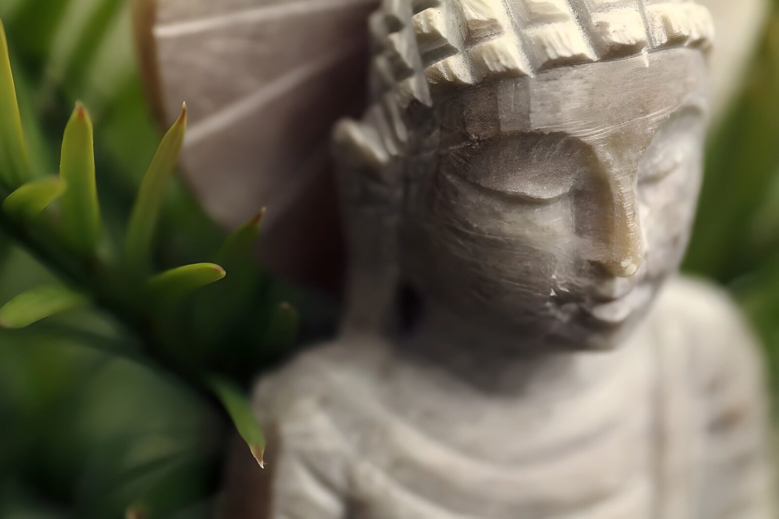PDGIT9907957: Il volto di Buddha nella quiete del verde