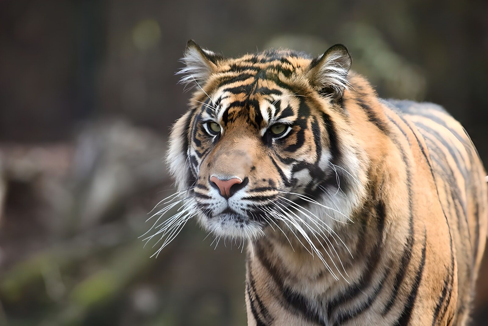 PDGIT9221517: Tigre in primo piano, sguardo vigile