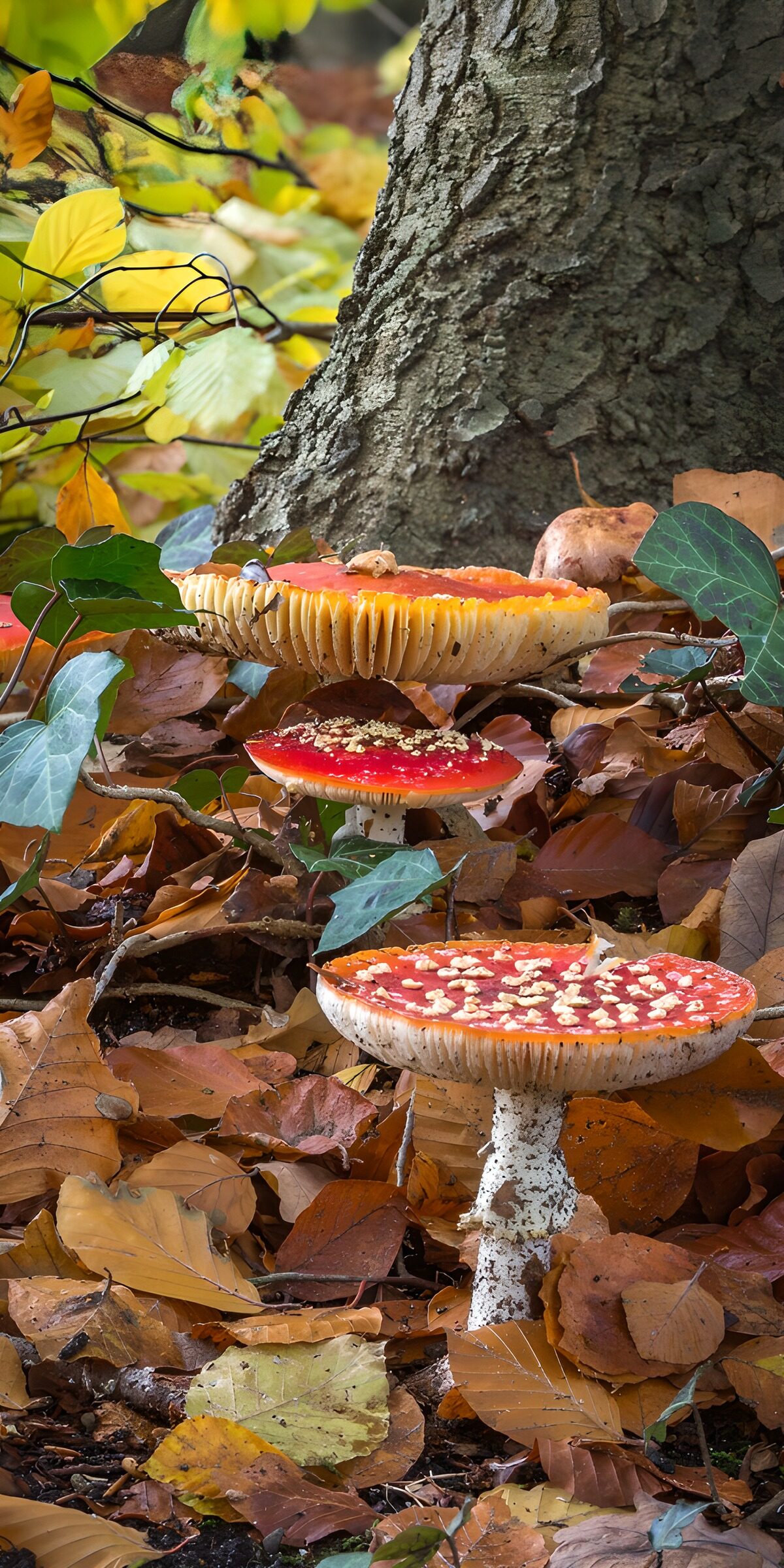 PDGIT4675933: Il bosco si accende di amanite rosse