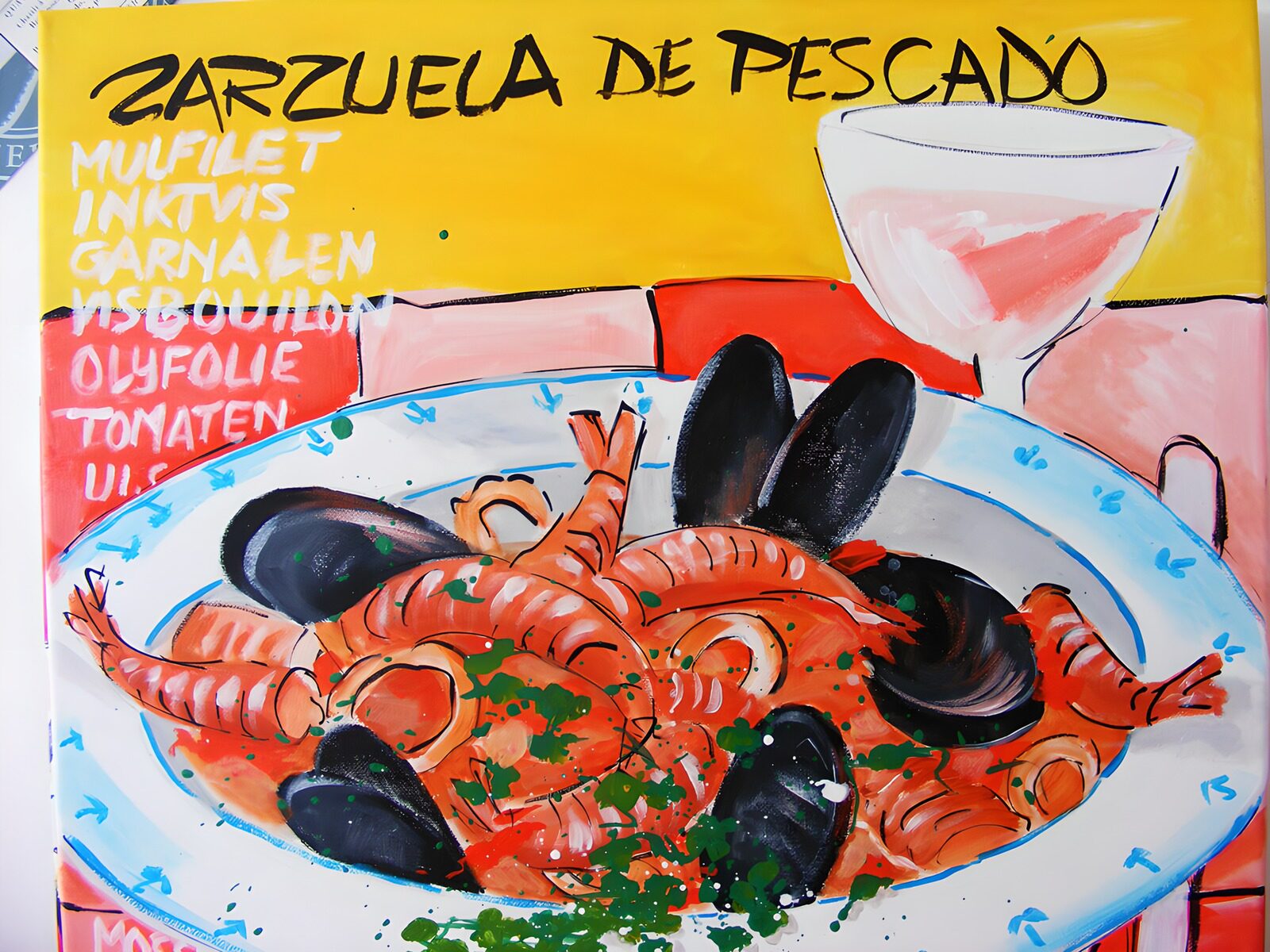PDGIT9996075: Zarzuela di pesce a colori vivaci