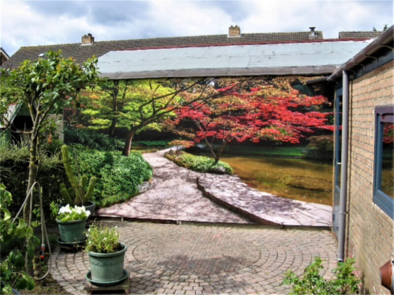 Un muro del giardino più accogliente